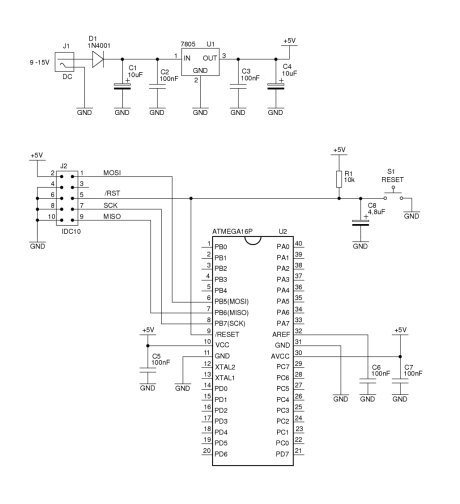 schemat z atmega16